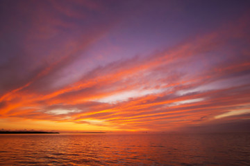 Ocean Sunset - Powered by Adobe