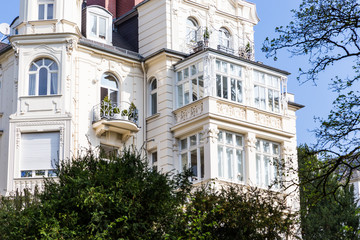 Altbau in Wiesbaden. April 2017.