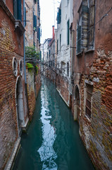 Picturesque canals in Venice