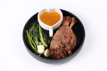 Fat out recipe of stewed pork.