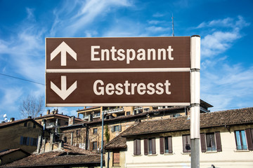 Schild 230 - Entspannt