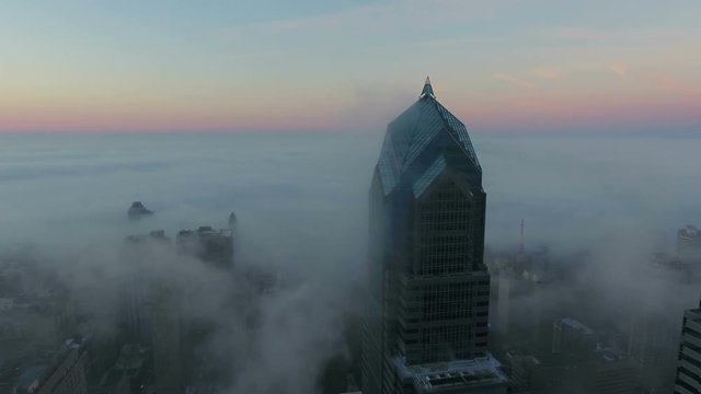 Aerial Pennsylvania Philadelphia September 2016 4K