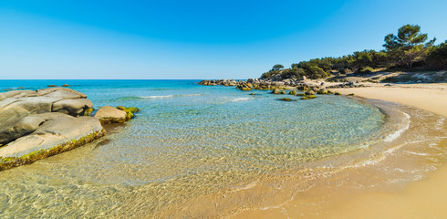 Obraz premium Blue sky over Orrì beach