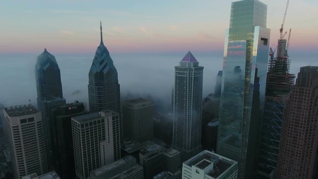 Aerial Pennsylvania Philadelphia September 2016 4K