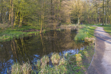 Fototapeta premium Knoops-Park im Frühling in Bremen