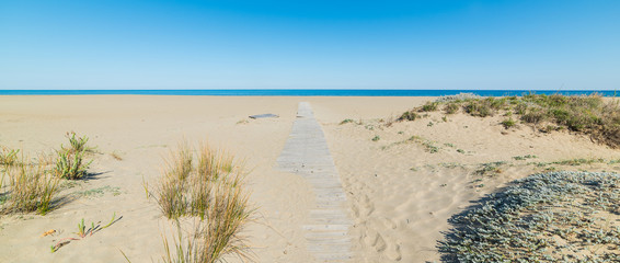 clear sky over San Giovanni beach