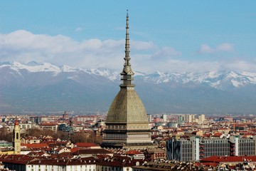 Mole Antonelliana vista da Monte dei Cappuccini