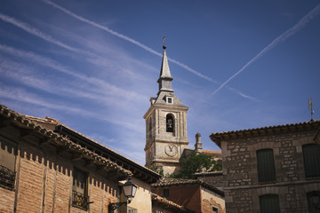 Fototapeta na wymiar Old church in Lerma, Spain.