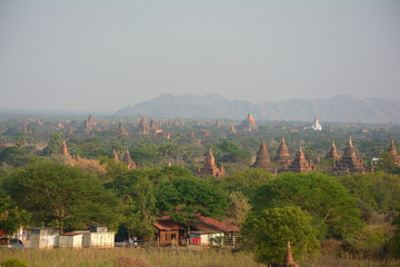 Bagan temples in the sun, Myanmar