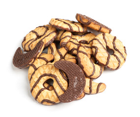 Group chocolate cookies