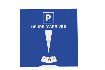 disque de stationnement