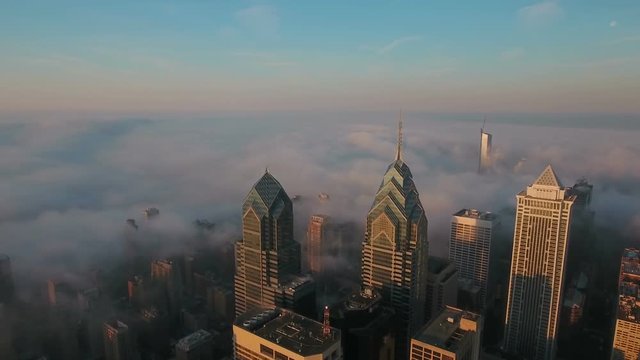 Aerial Pennsylvania Philadelphia September 2016 4K
