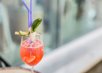 mocktail in summer