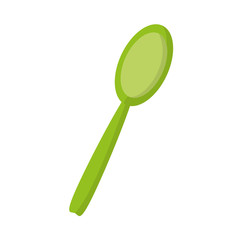 spoon cutlery kitchen cooking image vector illustration eps 10