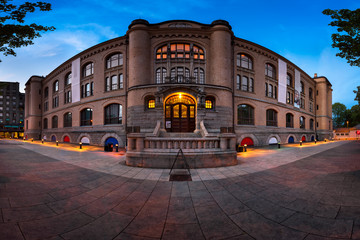 Panorama of Museum of Cultural History in the Morning, Oslo, Norway - obrazy, fototapety, plakaty