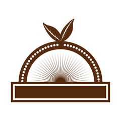 organic label emblem template image vector illustration eps 10