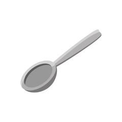 spoon cutlery kitchen cooking image vector illustration eps 10