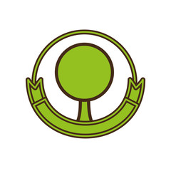 organic label emblem template image vector illustration eps 10