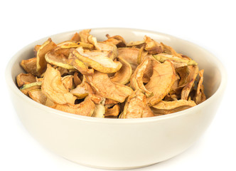 dried apples closeup