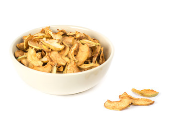 dried apples closeup