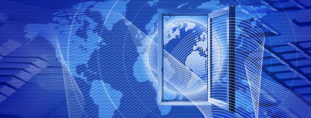 abstract technological background close up.3D images