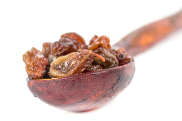 dried raisins closeup