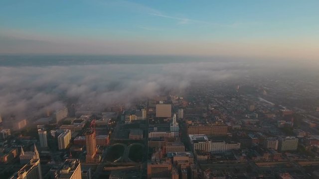 Aerial Pennsylvania Philadelphia September 2016 4K