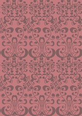Seamless wallpaper pattern, vector
