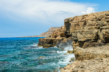 Fototapeta na wymiar Bay Mediterranean Sea