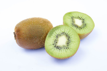 kiwi fruit isolated on white background