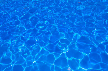 the water in the pool