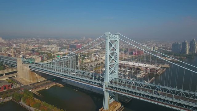Aerial Pennsylvania Philadelphia September 2016 4K