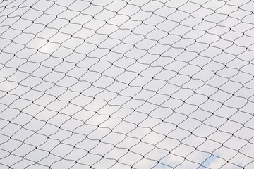 Net pattern. Rope net silhouette. Soccer and football net pattern.