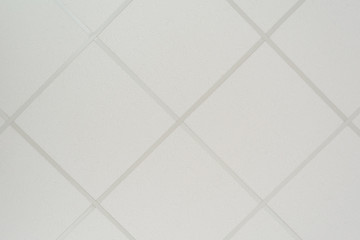 The texture of a false ceiling consisting of square plates and a directing profile of the diagonal...
