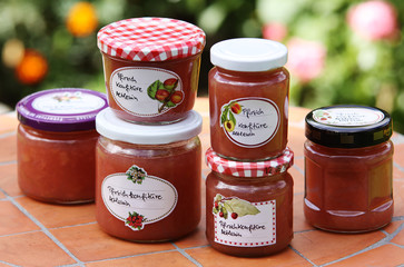 Eingekochte Marmelade