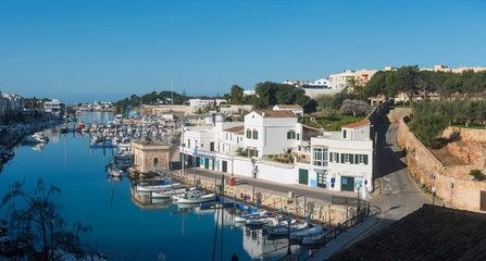 Fototapeta na wymiar Ciutadella port, Menorca. Spain
