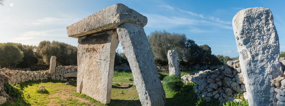 Prehistoric settlement in Menorca, Spain