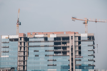 Building of multi-storey houses