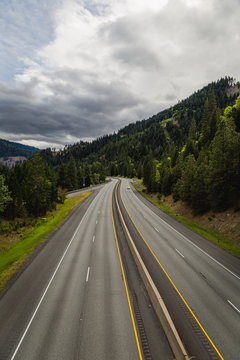 Interstate Highway Through Forrest