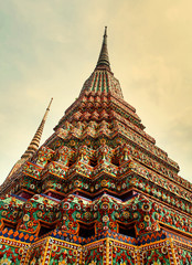 Fototapeta premium multicolored Buddhist temple