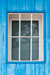Blue window, Ibiza. Spain