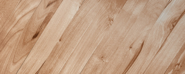 Raw wooden parquet