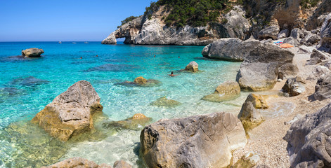 Cala Goloritze beach, Baunei, Sardinia, Italy