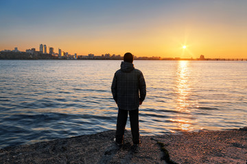 Meeting the sunset