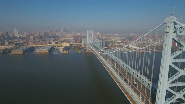 Aerial Pennsylvania Philadelphia September 2016 4K