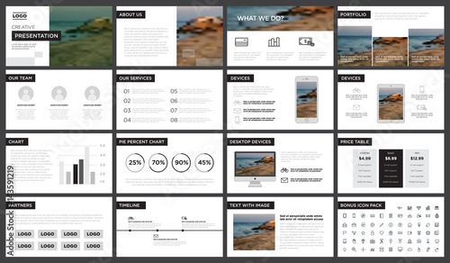 minimal black and white presentation template. you can use it minimal black and white presentation template. you can use it, Presentation templates