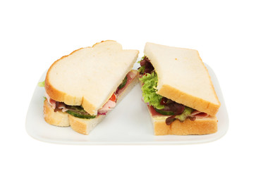 Ham salad sandwich