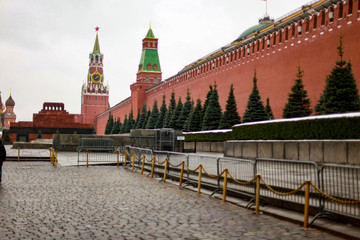 Obraz premium Russia Moscow, Red square, the Kremlin.