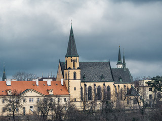 Fototapeta na wymiar Church of St Apollinarius in Prague