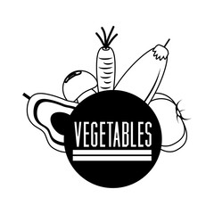 vegetables organic food product image vector illustration eps 10
